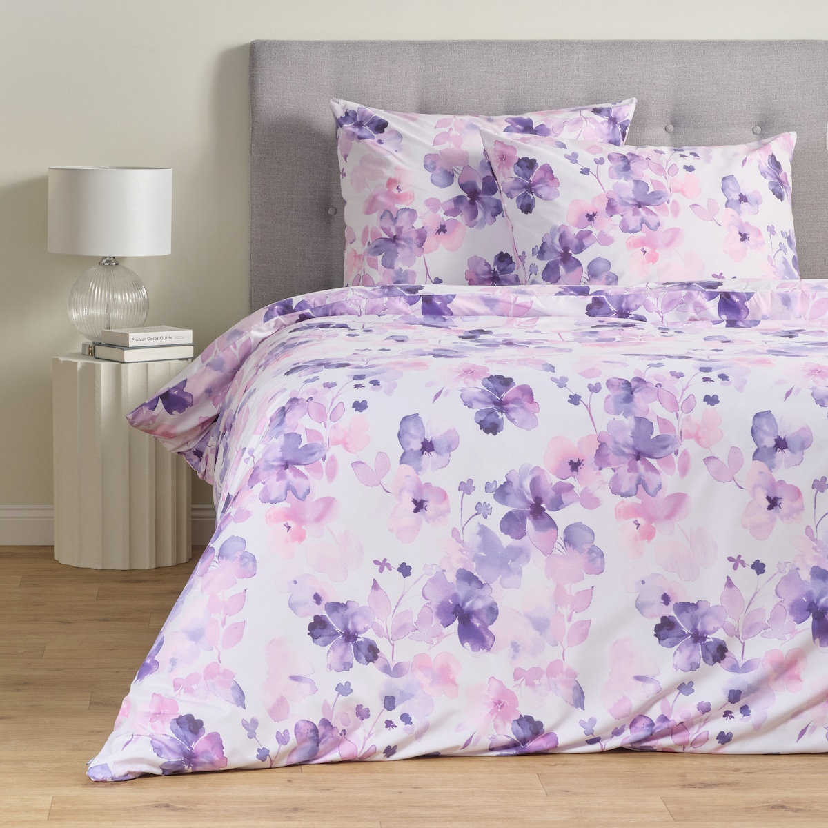 Pościel Z Mikrofibry Mistik 160x200 cm z motywem kwiatowym