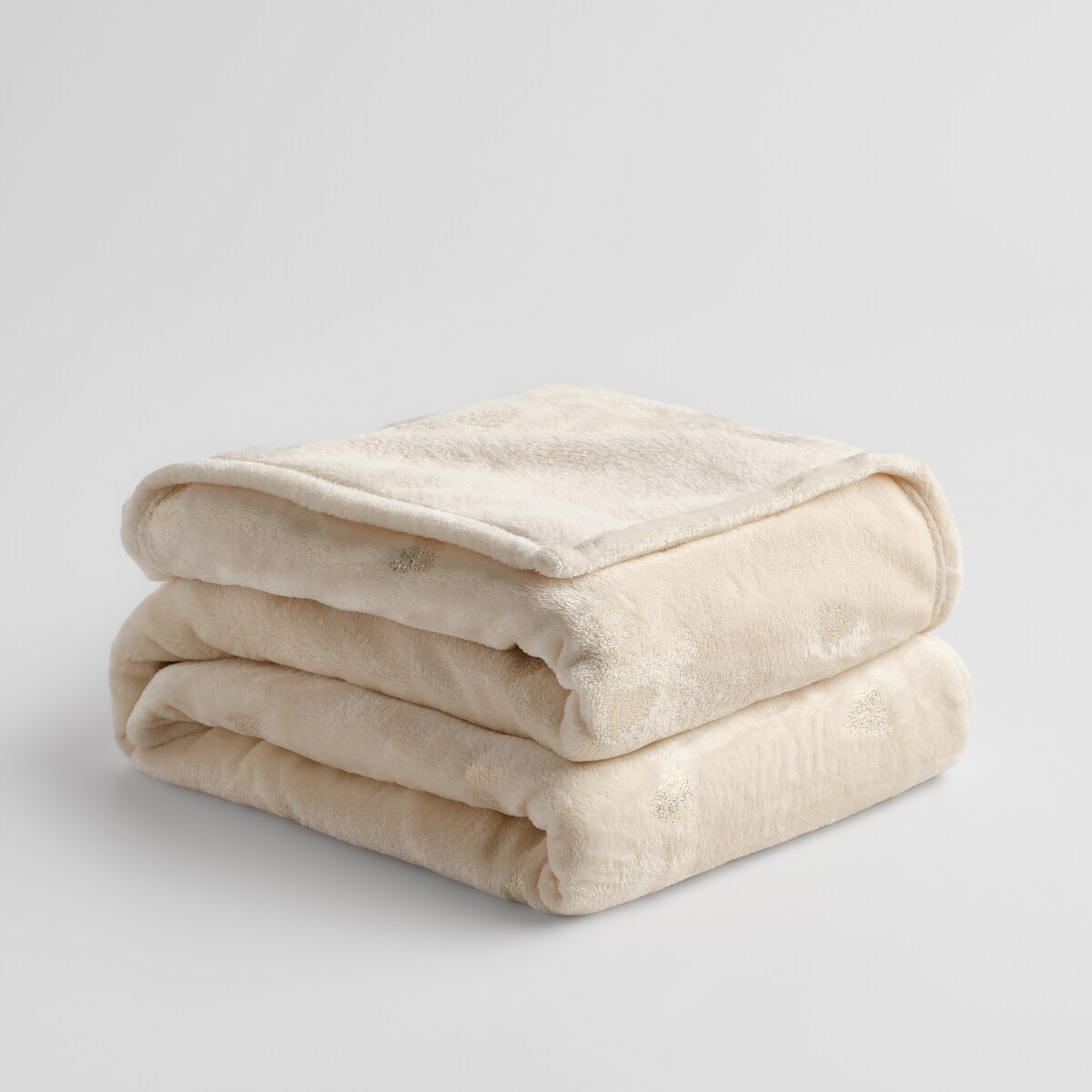 Drukowany koc Genna 150x200 cm z motywem choinki