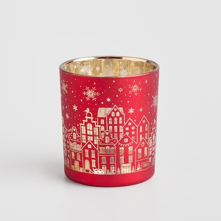 Świecznik Hausik z motywem domku