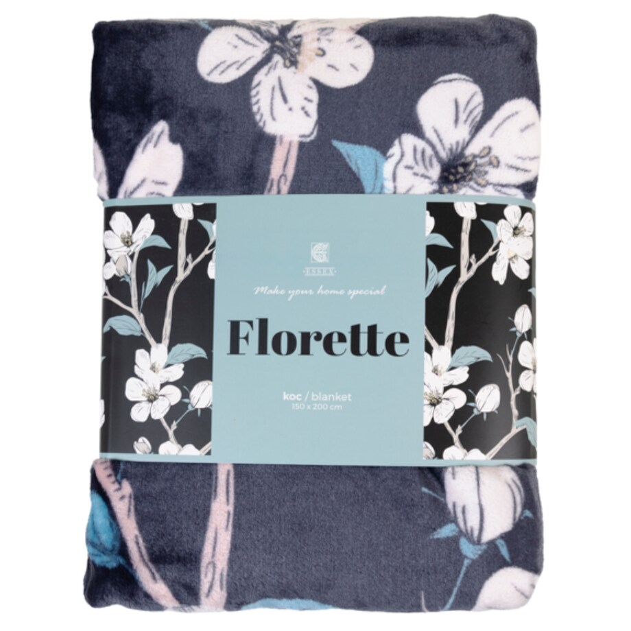 Drukowany koc Florette 150x200 cm