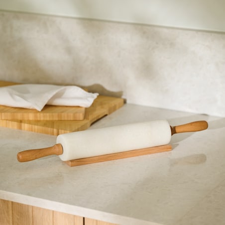 Marmurowy wałek kuchenny heba