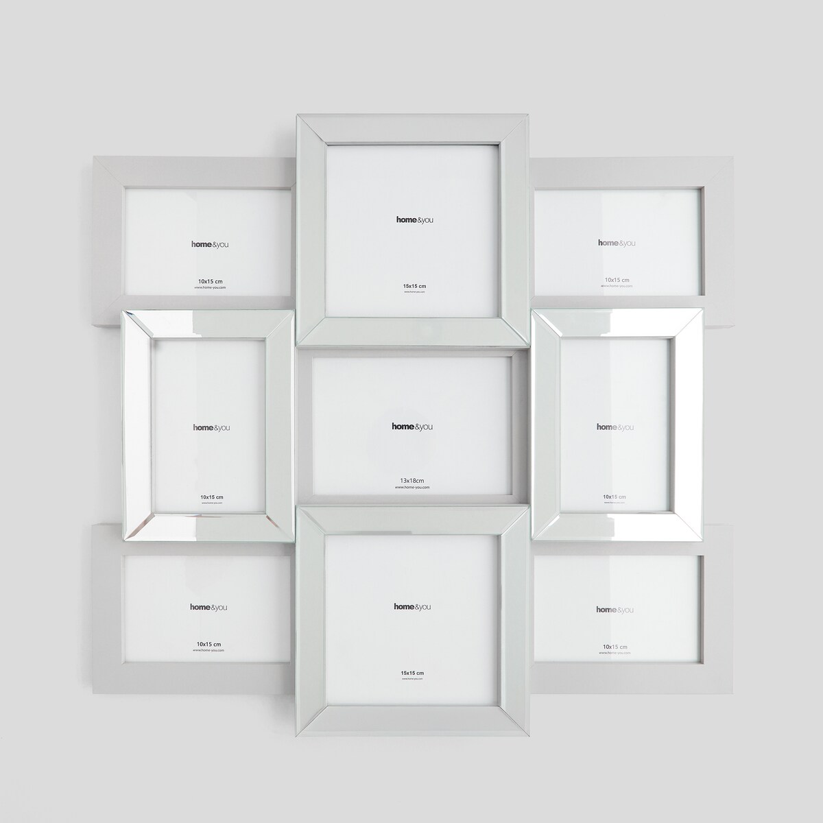 Lustrzana multiramka na 9 zdjęć narowi