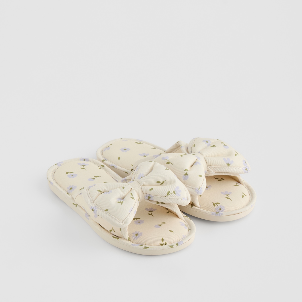 Kapcie Avis z motywem kwiatowym 39/40