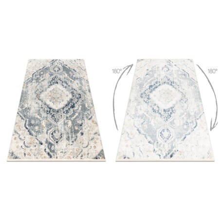 Dywan DISTIN 0816A niebieski / jasnozielony / 140x190 cm