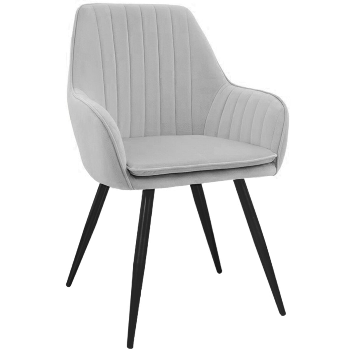 Krzesło tapicerowane do salonu jadalni welurowe pikowane