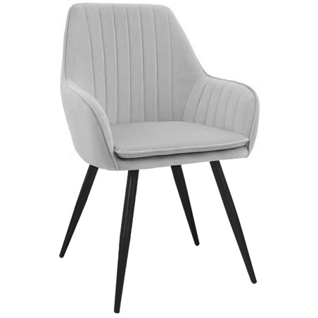 Krzesło tapicerowane do salonu jadalni welurowe pikowane