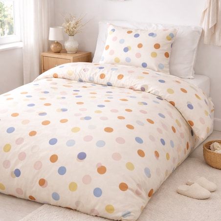 Pościel Z Mikrofibry Dots 160x200 cm