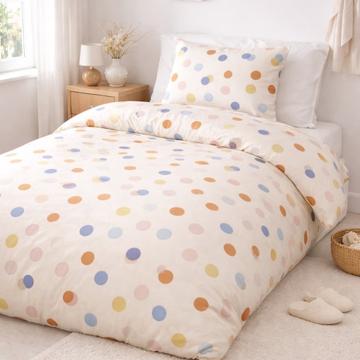 Pościel Z Mikrofibry Dots 160x200 cm