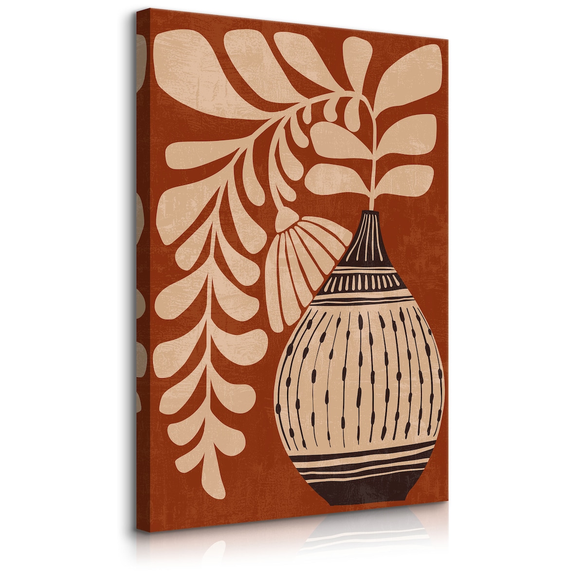 Obraz Japońska Dekoracja Kwiat w Wazonie 30x40cm