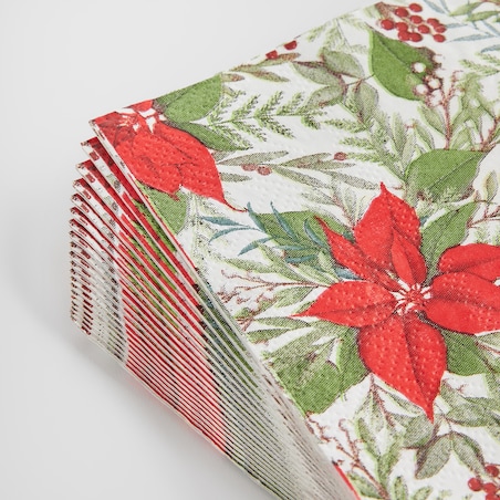 Komplet Serwetek Poinsetta