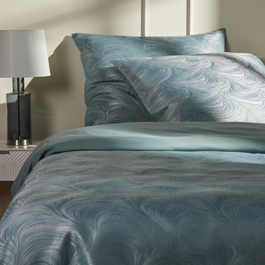 Pościel Żakardowa Floah 200x220 cm z motywem abstrakcyjnym