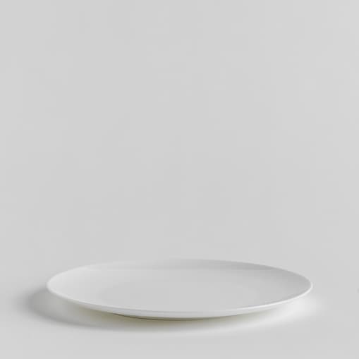 Klasyczny Talerzyk z Porcelany Kostnej Bianco