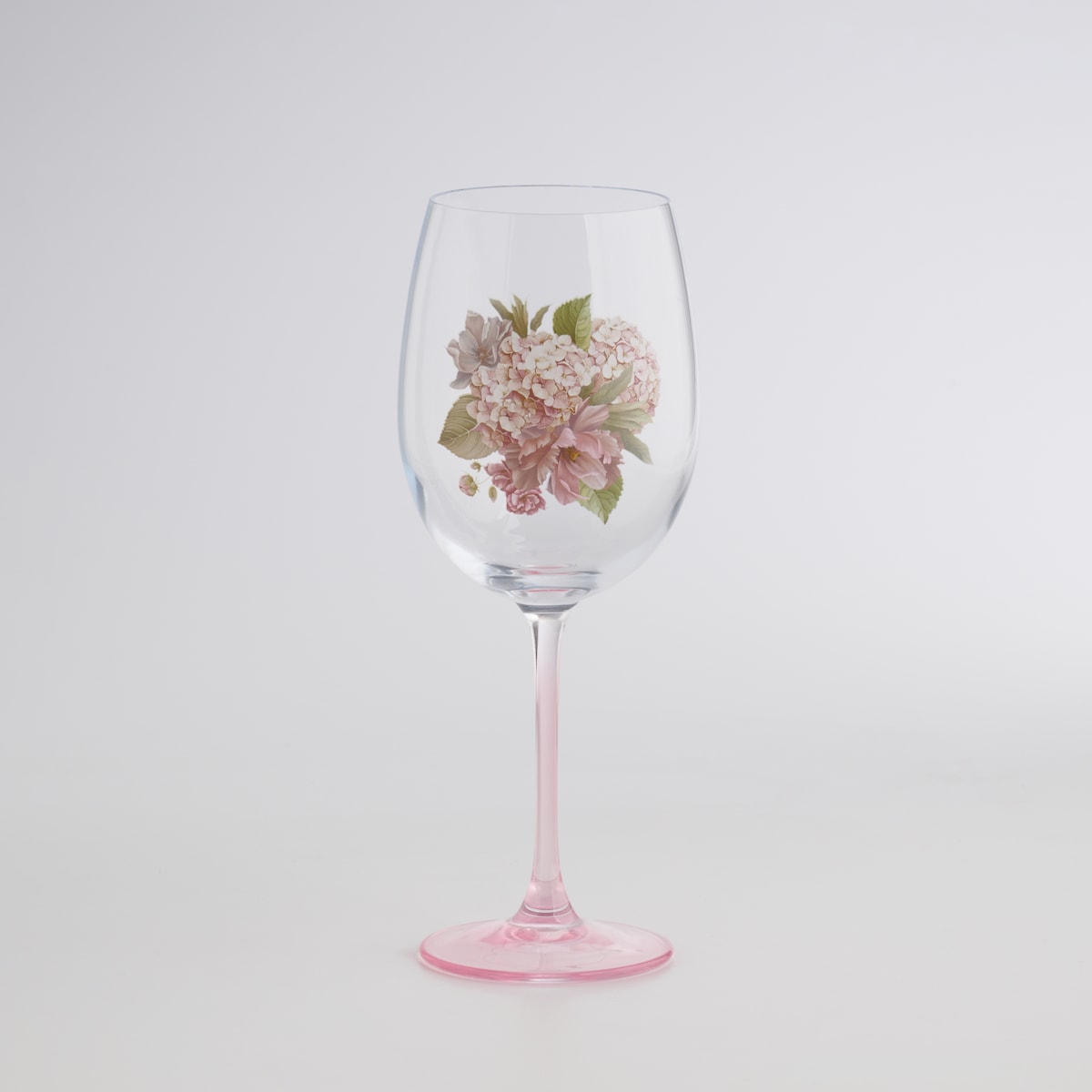 Kieliszek Do Wina Tensianis z motywem kwiatowym