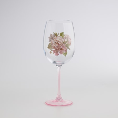 Kieliszek Do Wina Tensianis z motywem kwiatowym