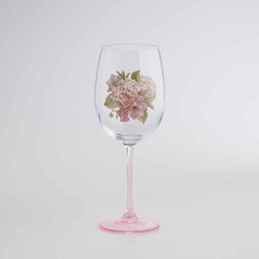 Kieliszek Do Wina Tensianis z motywem kwiatowym