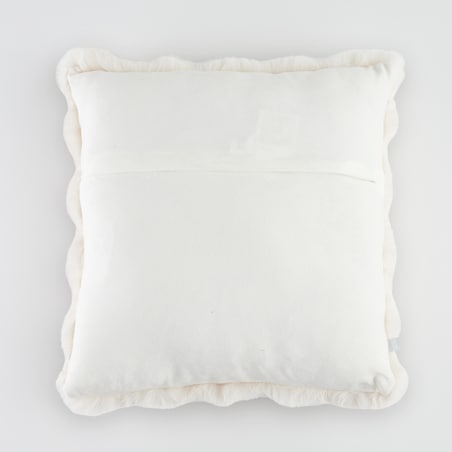 Poszewka Futrzana Bares 45x45 cm z motywem geometrycznym