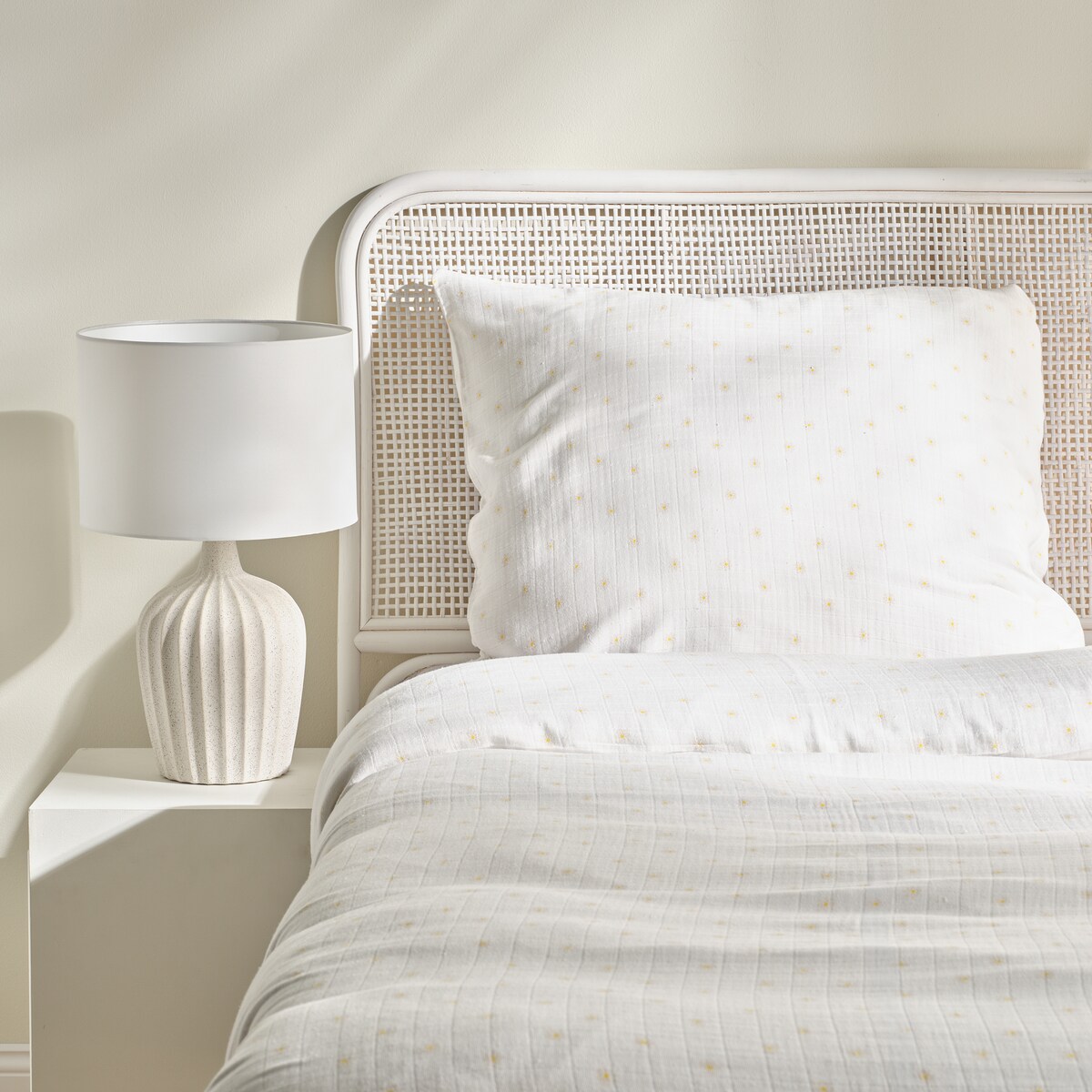 Pościel Muślinowa Astero 100x135 cm z motywem kwiatowym