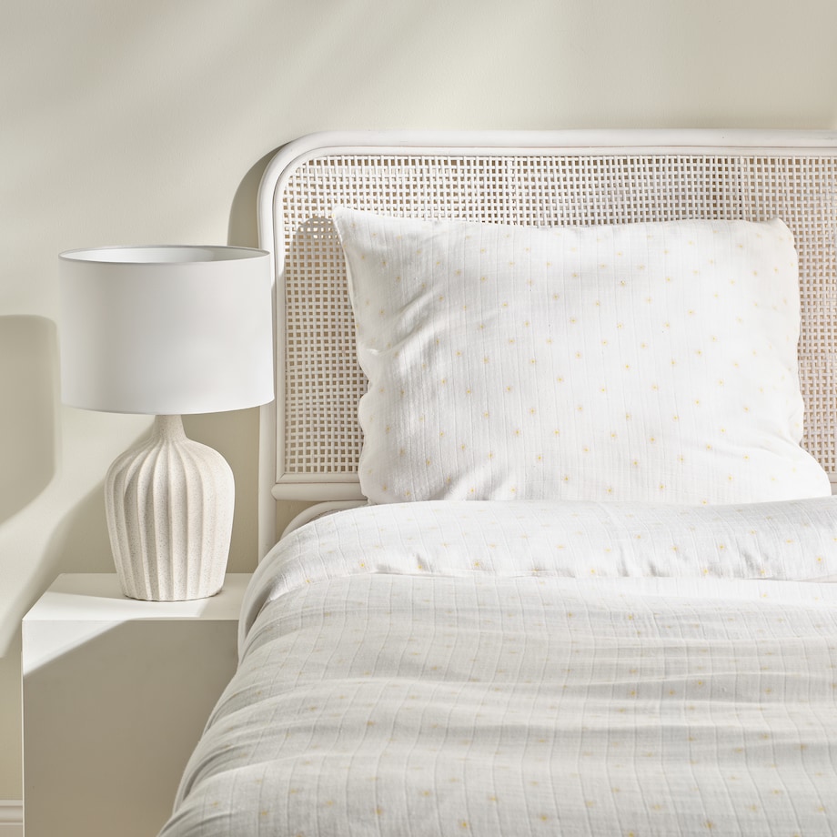 Pościel Muślinowa Astero 100x135 cm z motywem kwiatowym