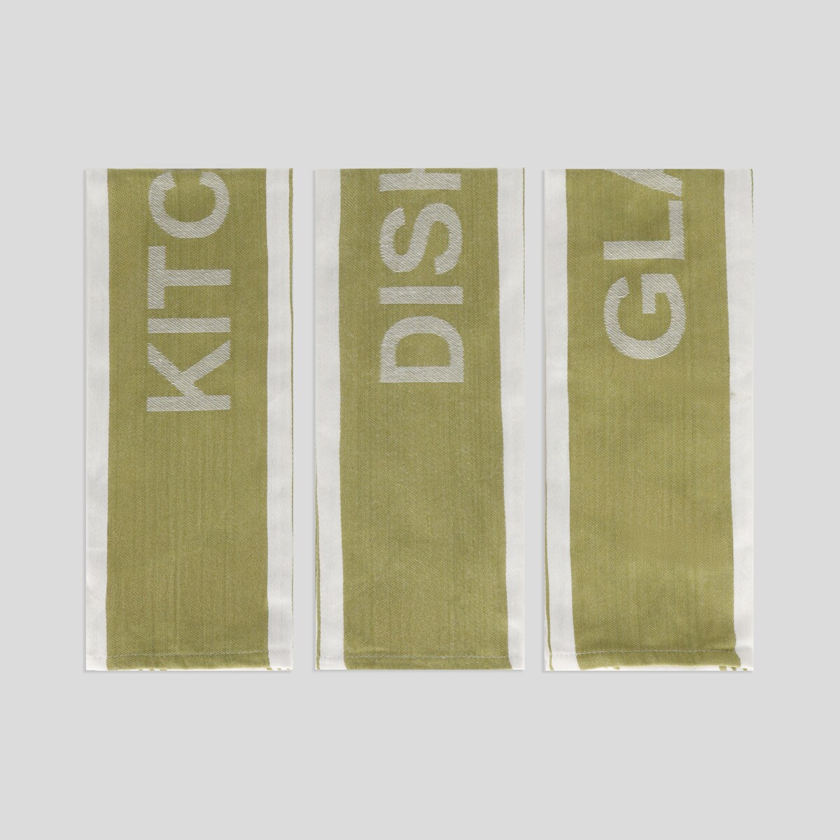 Komplet Ścierek Essential 45x70 cm z motywem napisów