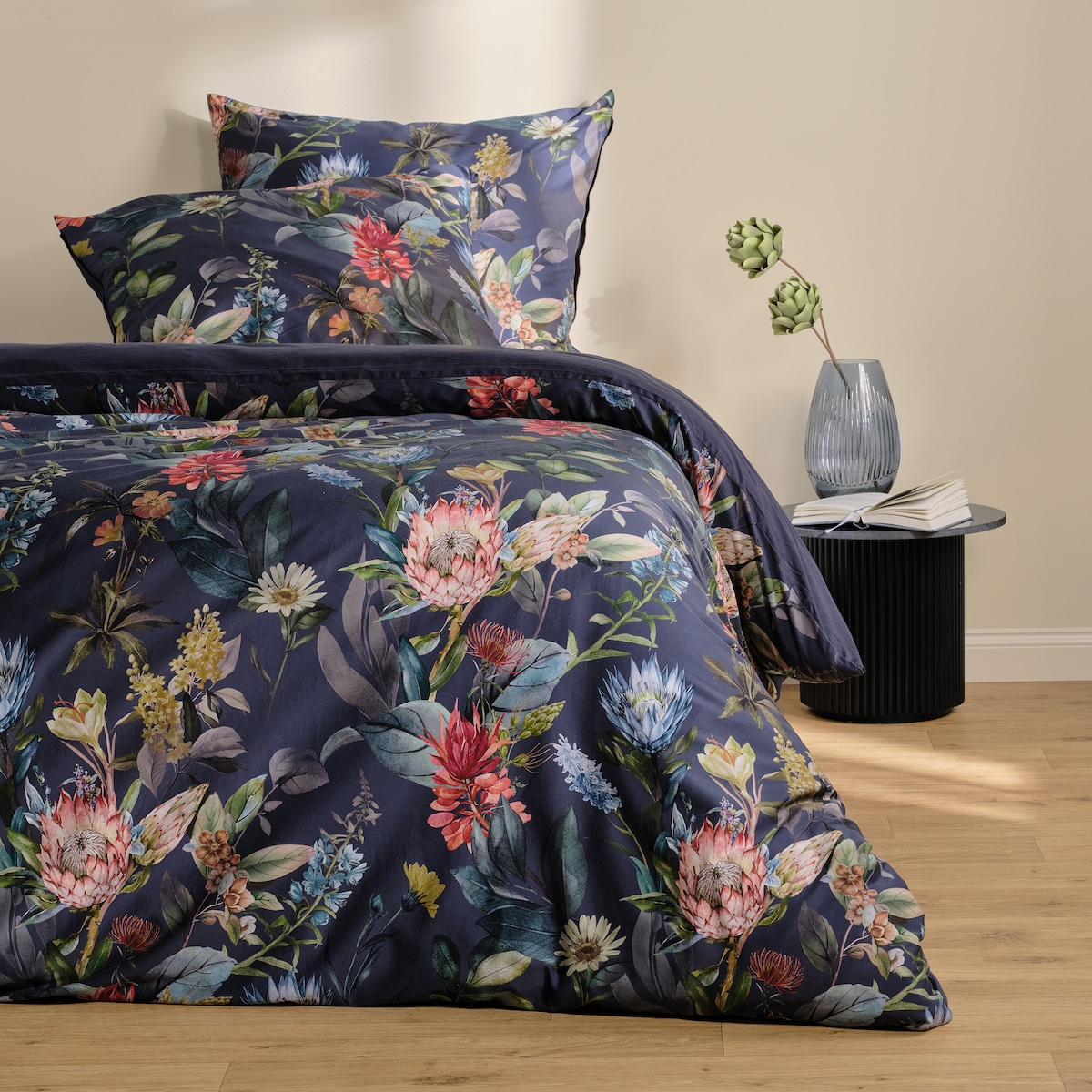 Pościel z bawełny satynowej Manon 200x220 cm