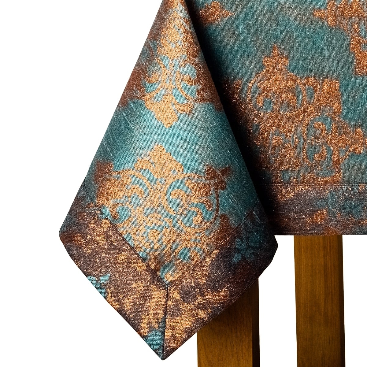 Obrus Miedziany Ornament - 120x160 cm - wielokolorowy