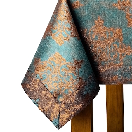 Obrus Miedziany Ornament - 120x160 cm - wielokolorowy