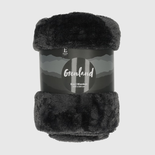 Jednokolorowy koc Grenland VI 200x220 cm
