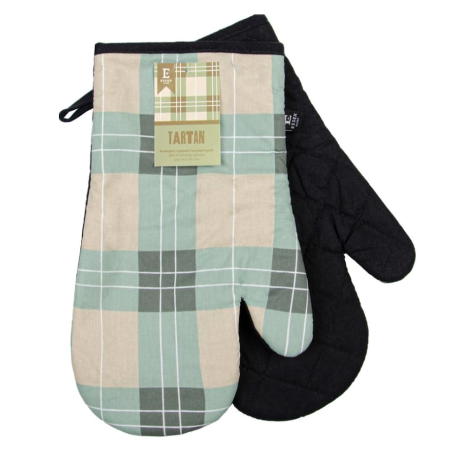 Komplet Rękawic Kuchennych Tartan 19x30 cm