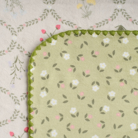 Drukowany koc Vintagio 150x200 cm z motywem kwiatowym