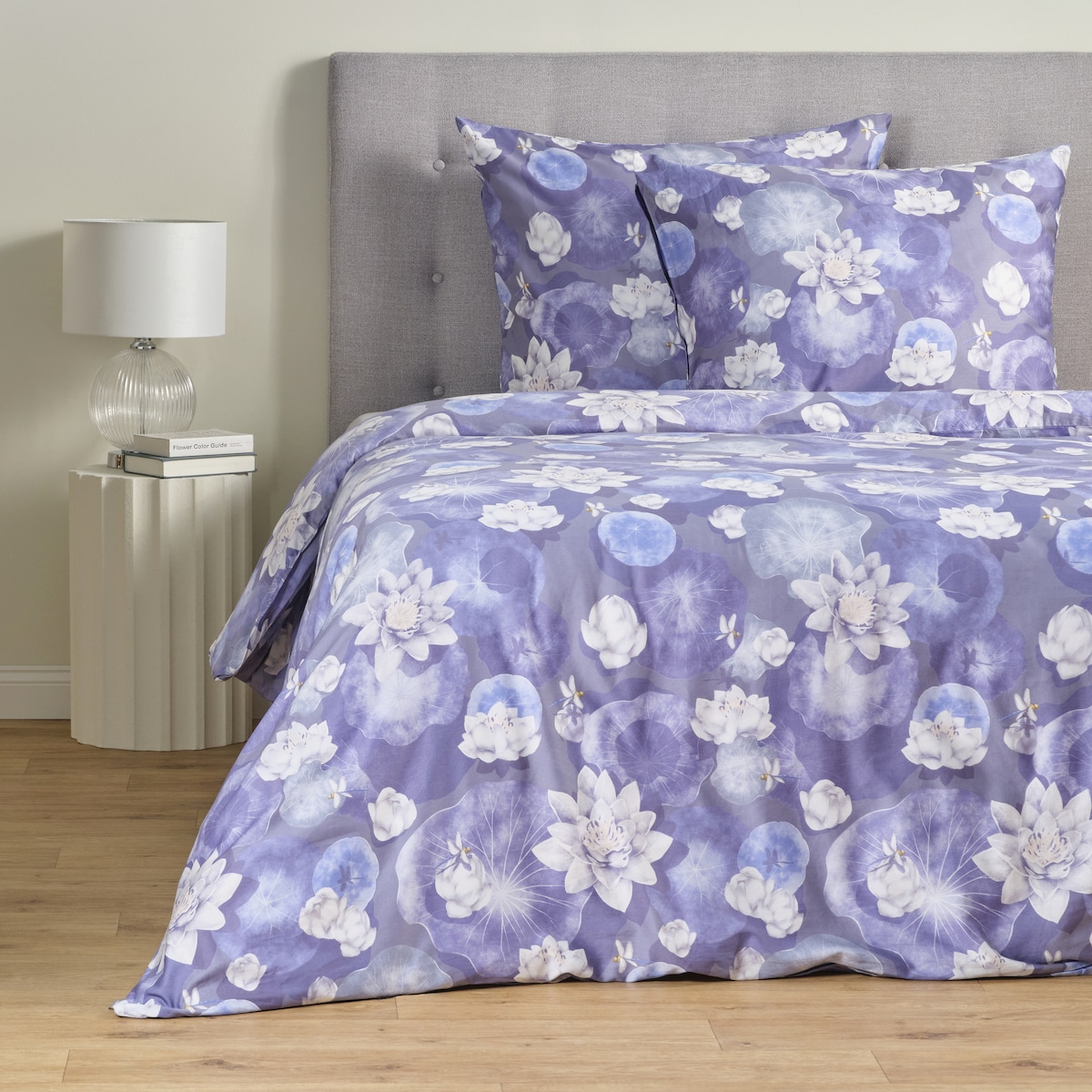 Pościel z bawełny satynowej Luci 160x200 cm z motywem morskim