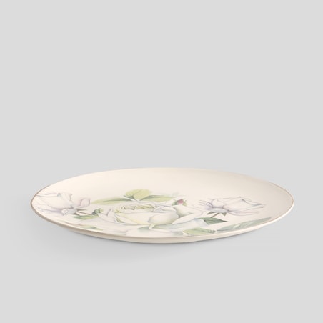 Talerz Deserowy Arrosa z motywem kwiatowym
