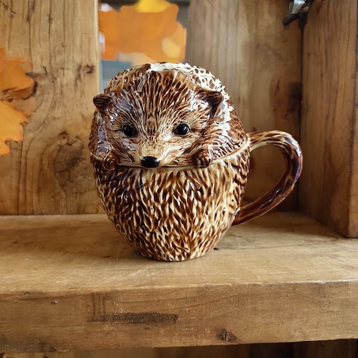 Kubek Z Dodatkiem Hedgehogi z motywem zwierzęcym
