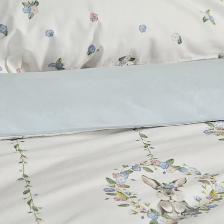 Pościel Bawełniana Pansilo 160x200 cm z motywem królika