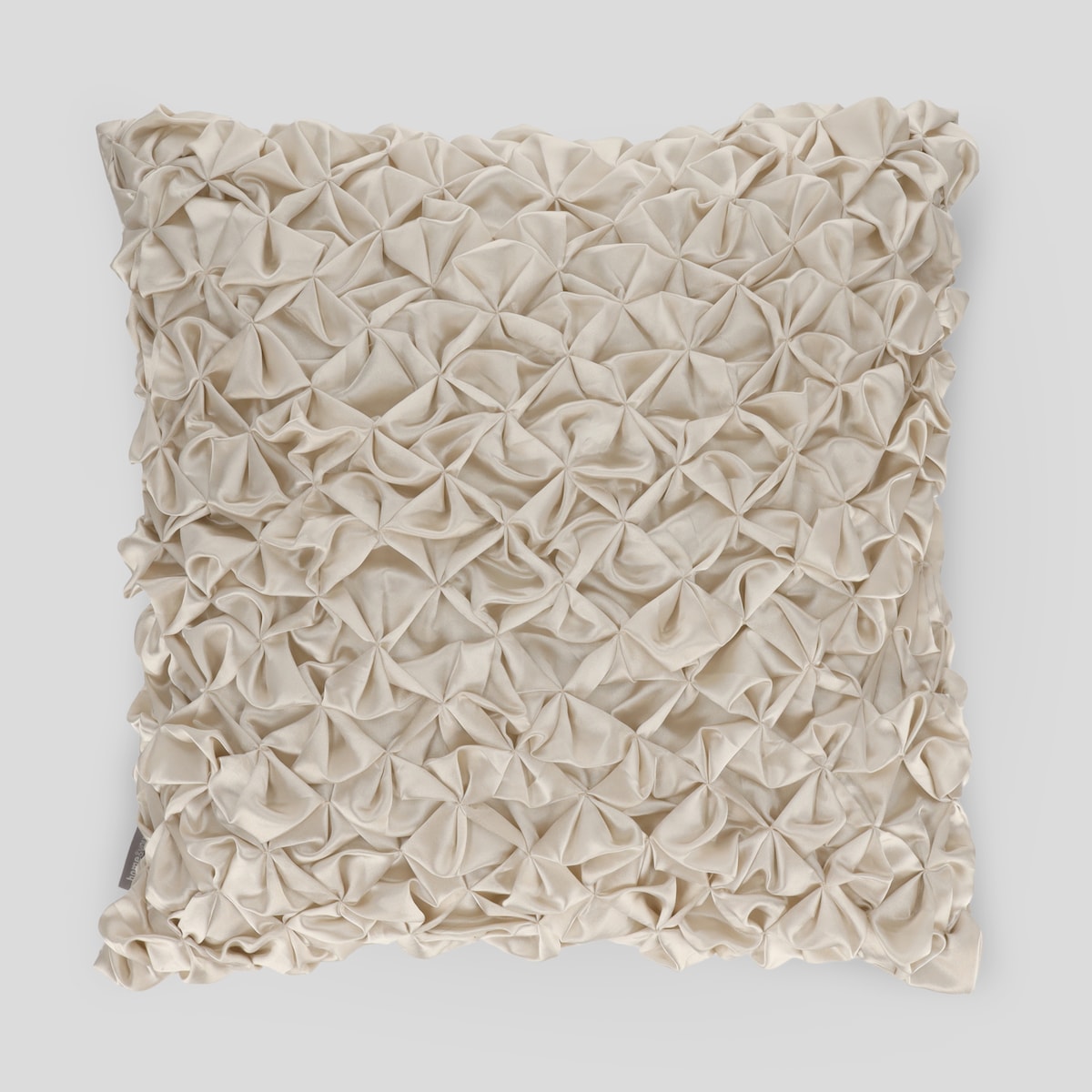 Poszewka satynowa drapowana Glamo 45x45 cm