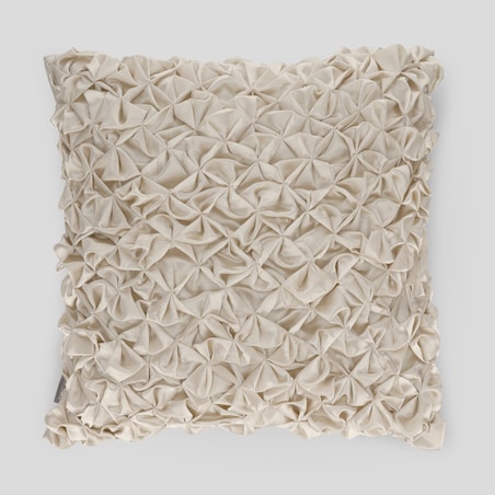 Poszewka satynowa drapowana Glamo 45x45 cm