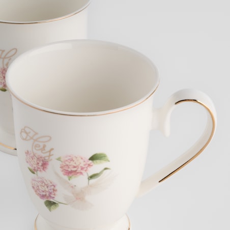 Komplet Kubków Tensiano z motywem kwiatowym