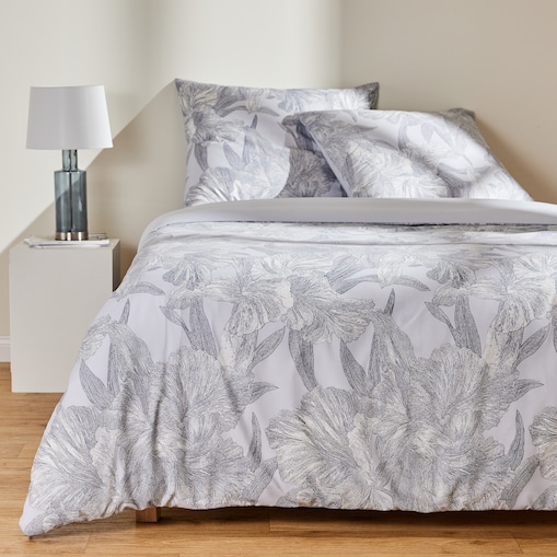 Komplet pościeli z mikrofibry Flowa 200x220 cm z 2 poszewkami 70x80