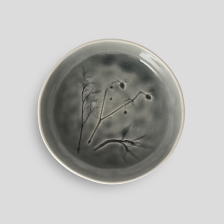 Miska Flisia z motywem roślinnym