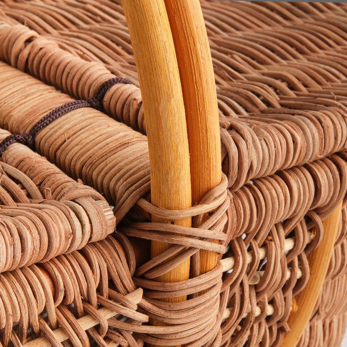 Koszyk z rączką Rakolta lid 47x32 cm