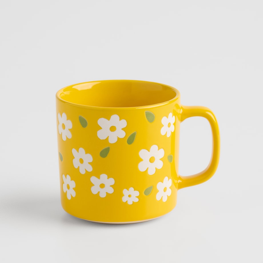 Kubek Flumi z motywem kwiatowym