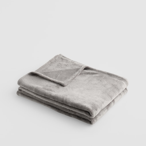 Jednokolorowy koc żakardowy Abila 150x200 cm