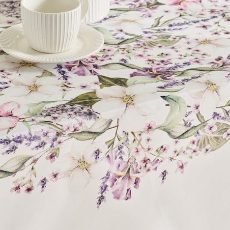 Obrus z nadrukiem Bezillo 130x180 cm z motywem kwiatowym