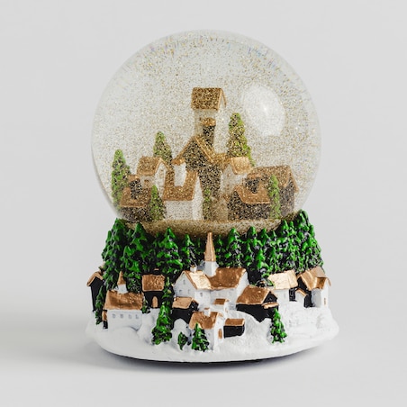 Kula Śnieżna Z Pozytywką Christmas Village Small