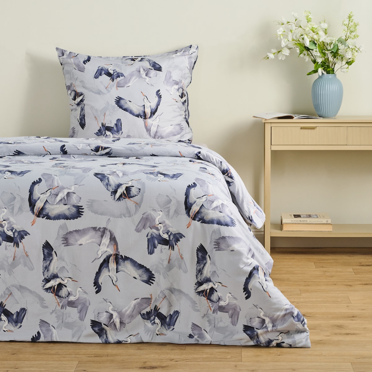 Pościel z bawełny satynowej Herone 140x200 cm z motywem zwierzęcym