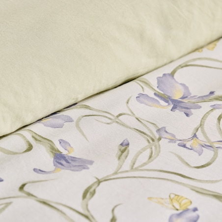 Pościel z bawełny satynowej Irisoni 200x220 cm z motywem kwiatowym