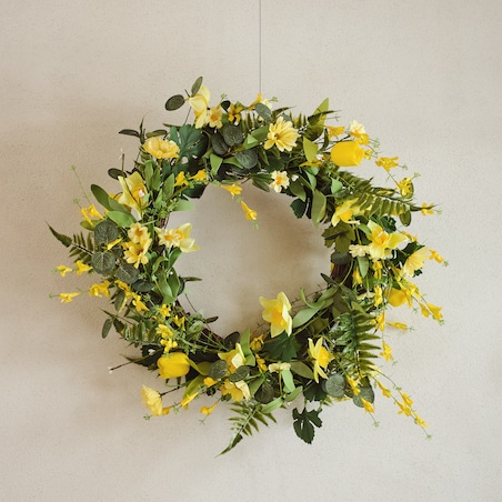 Wianek Fleuros z motywem kwiatowym