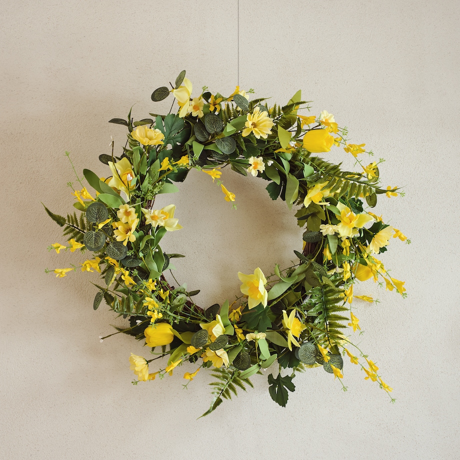 Wianek Fleuros z motywem kwiatowym