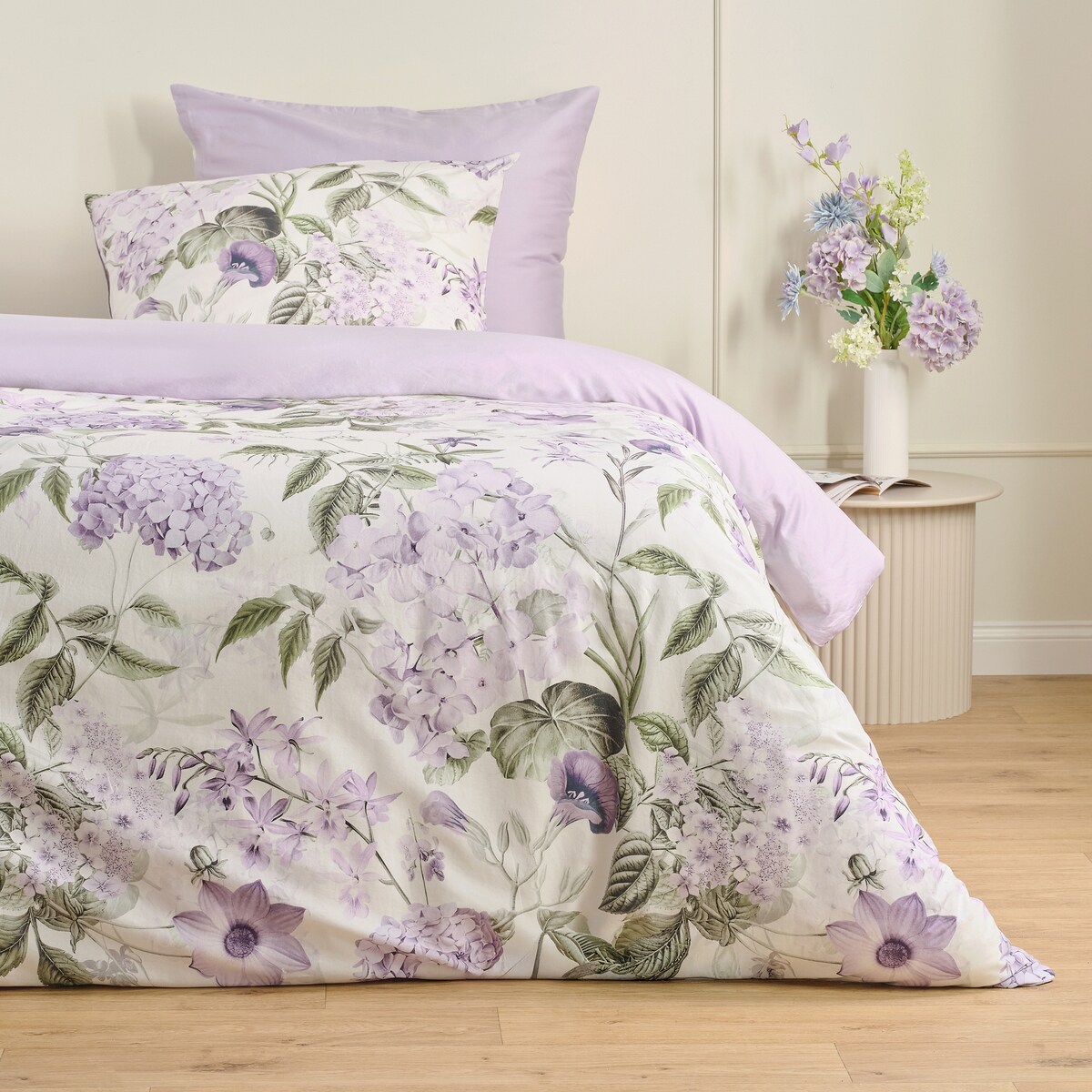 Pościel z bawełny satynowej Feyra 200x220 cm