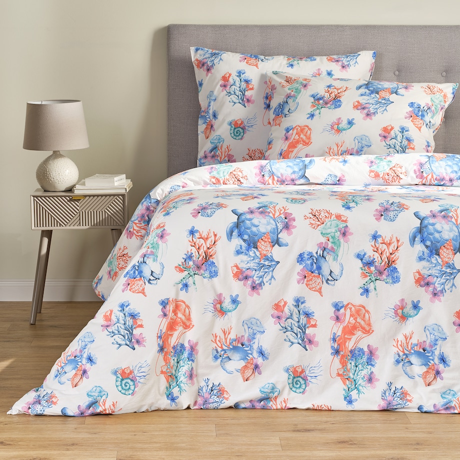 Pościel Bawełniana Coralia 160x200 cm z motywem zwierzęcym