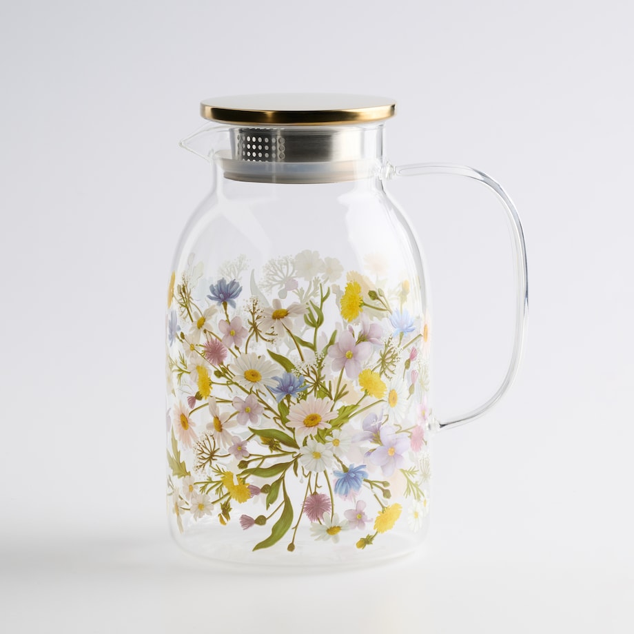 Dzbanek Melow z motywem kwiatowym